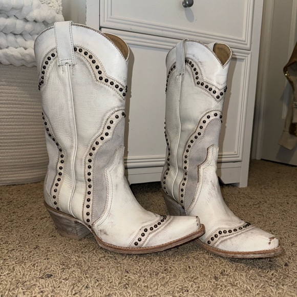 IDYLLWIND WOMEN'S WALK THIS WAY WESTERN BOOTS - SNIP TOE - WHITE - Picture 4 of 10